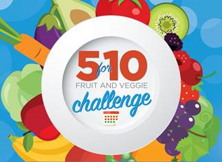 5 for 10 Fruit and Veggie Challenge