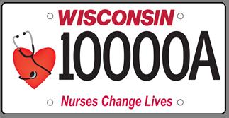 nursing license plate